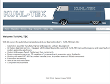 Tablet Screenshot of kuhl-tek.co.uk